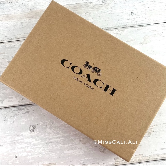 NWT COACH 3-in-1 Men’s Boxed Set Wallet Card Case Set - Plaid - Picture 9 of 16